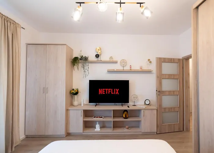 Soni Exclusive 286 Plaza With Private Parking & Self Check-in Apartman Bukarest