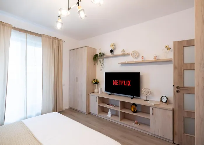 Soni Exclusive 286 Plaza With Private Parking & Self Check-in Apartament Bucureşti